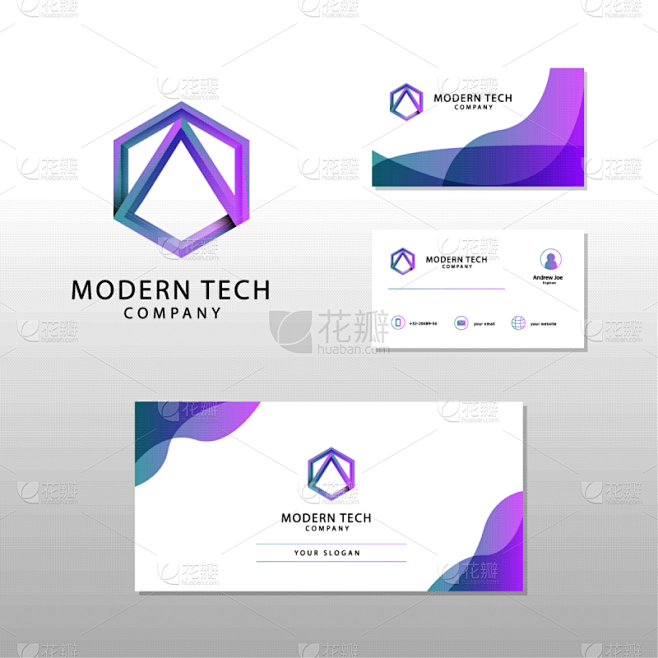 modern abstract logo