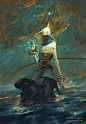 Sahaqiel, Angel of the Sky, Peter Mohrbacher : http://www.trueangelarium.com

I am thy protector
and thy keeper

I am thy shield
and thy restraint

I am the light which illuminates thy life
and burns thine eyes

I am the barrier which separates thee from 