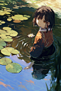 #AI 水面表裏 - Korokon AI的插画