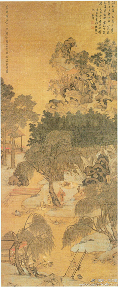 Janus137采集到明.吴门四家【沈周.文征明.唐寅.仇英】