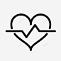 心脏心跳爱图标 设计图片 免费下载 页面网页 平面电商 创意素材