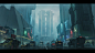 Cyberpunk City Streets