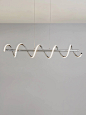 Buy John Lewis & Partners Zena LED Twist Bar Ceiling Light, Polished Chrome Online at johnlewis.com