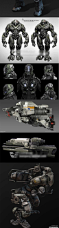 机械机甲 科幻战争 载具武器 设计参考 CG 游戏原画 设定 素材包-淘宝网