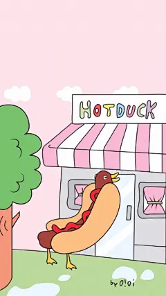 「卡通手机壁纸。少女原宿。可爱插画设计。高清动漫。日系韩系。背景锁屏。搞怪欧美。平铺素材。」❤️errmi