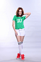 世界 杯足球宝贝服装蓝色啦啦操女夏ds演出服写真套装啦啦队服装-淘宝网
