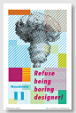 14 Posters for my Design Manifesto : This project is about  making a design statement publicly.