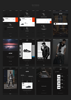 满33533采集到【APP整套】风格调性-深暗
