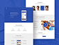 App landing page template