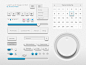 Light and Deep UI Kit (PSD)