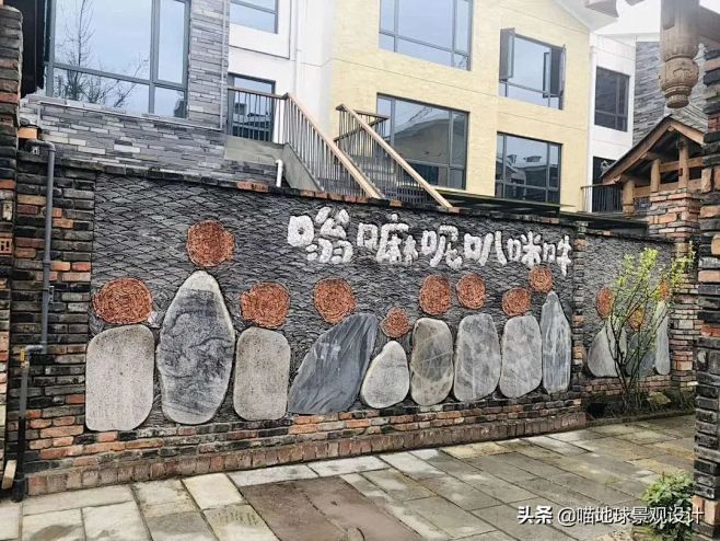 美丽乡村创意景墙围墙设计，土的很有味道