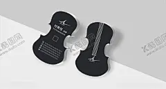 创意吉他名片 【酷图网】异形名片,创意名片设计,创意名片,高端名片,名片设计,吉他名片设计,简约创意名片