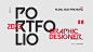portfolio Portfolio Design graphic design  design CV Resume desig