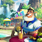 Tropical Forest , Grafit Studio : Juicy artworks for the "Tropical Forest" app game from AST222.