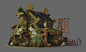 funny houses, xin xia : some funny houses .designed for a game.