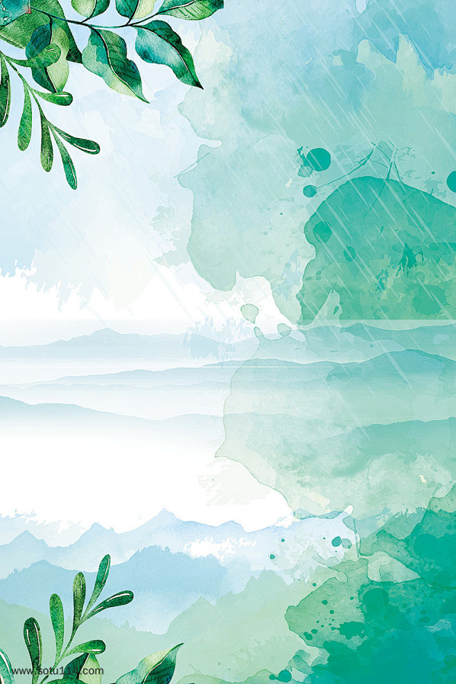 彩绘春天气息海报图片png免抠元素装饰元素背景装饰免扣图片