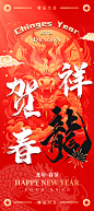 龙年春节海报