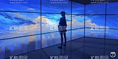 卡通桌面壁纸  - 源文件下载【酷图网】公寓远眺,天空风景,炫酷,桌面,壁纸,卡通,动漫,风格