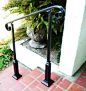 3FT Wrought Iron Handrail Step rail Stair rail by Theironsmith