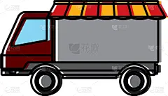 商务,厢式货车,矢量,货物集装箱,汽车,图像,货运,运送,服务,递送
