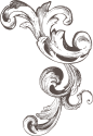 国外欧式复古边框花纹纹理图标LOGO装饰免抠PNG图案 (549)