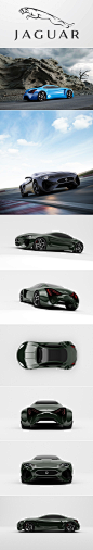 Jaguar XKK Concept by Skyrill & Marin Myftiu