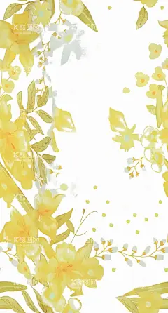 黄色战花  - 源文件下载【酷图网】黄色战花,黄花,旗袍,战袍,印花,分层,可修改