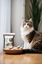 猫粮小猫宠物图片摄影图