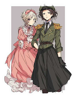 手绘至上采集到制服(完成