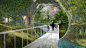 [江苏]”山水环城“大型综合体生态公园景观设计方案（附高清汇报视频）-入口廊道景观效果图