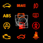 Dashboard warning lights #测量仪器#