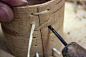 Making Birch bark containers-Tutorial