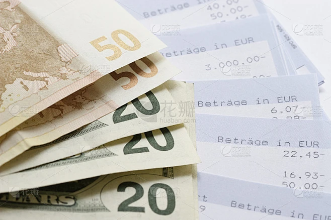 帐户报表，欧元和美元