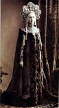 Maria Nikolayevna Lopukhina in the costume of a XVII century boyarina for the Romanov Imperial Ball, April 1903.