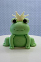 Prince Frog Cake Topper Set by BeautifulKitchen on Etsy