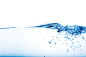 #水柱蓝色透明底背景png元素#   海量素材尽在 -----> @幸运小7