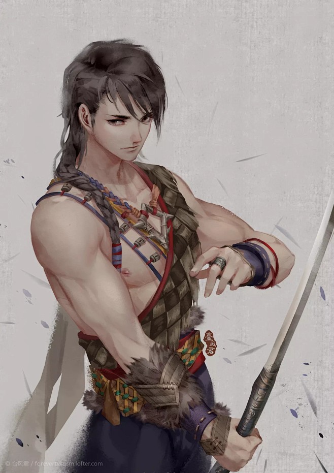 #古剑三# 有熊战神-缙云 

画师：台...