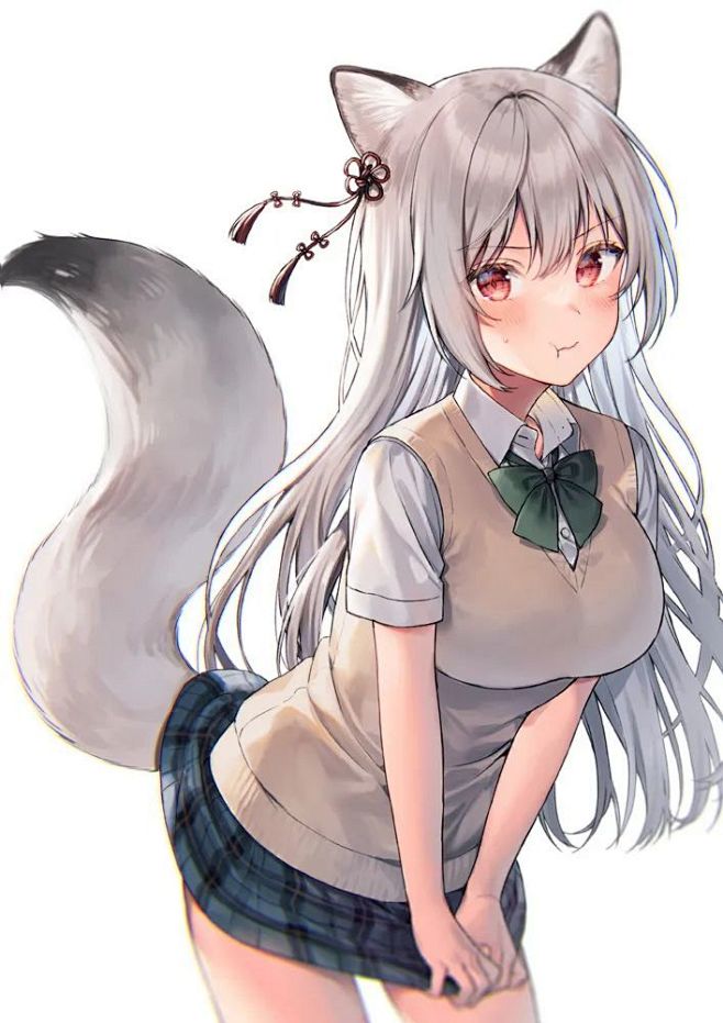 日系/日韩插画/日韩风 JK与兽耳娘！日...