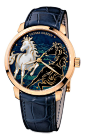 Some of these UN watches are so bizarre to me and yet they make me wet.....from drool ok gah omg - Ulysse Nardin Classico Horse