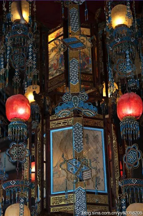 庆元宵（1）：东阳卢宅庆元宵挂古花灯-花瓣网