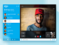 Skype Redesign Concepts – Muzli -Design Inspiration : via Muzli design inspiration