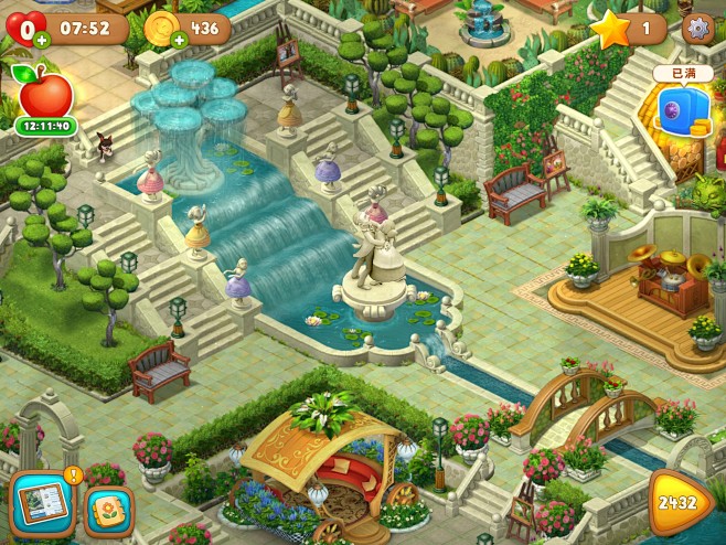 梦幻花园全景图拿去不谢看图梦幻花园吧百度贴吧