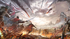 我准备好了~采集到传奇 三国 战场 烽火 背景