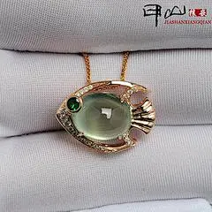 两三个蛋面翡翠吊坠_360图片