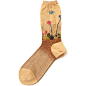 rousseau floral ankle socks