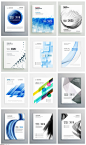 12款商务海报宣传单画册封面模板2EPS素材2020330 - 设计素材 - 比图素材网