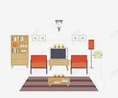 书房场景 免抠png 设计图片 免费下载 页面网页 平面电商 创意素材