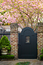 创意庭院花园入口设计图集丨入口大门/铁艺门木质大门设计