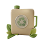 Eco Fuel 3D Icon