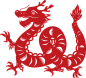 十二生肖剪纸风格中式古典纹样免抠PNG图案 AI矢量印刷PS素材 (58)